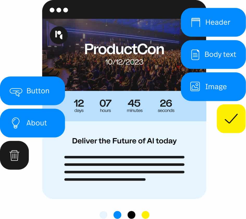 Build a stunning, on-brand event website in hours &mdash; not days