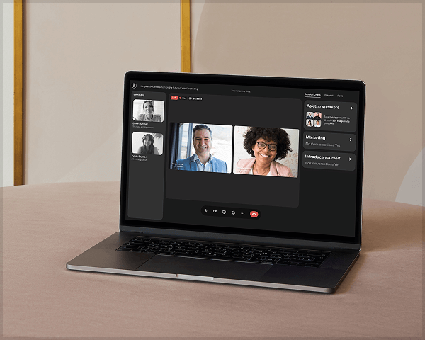 laptop online event